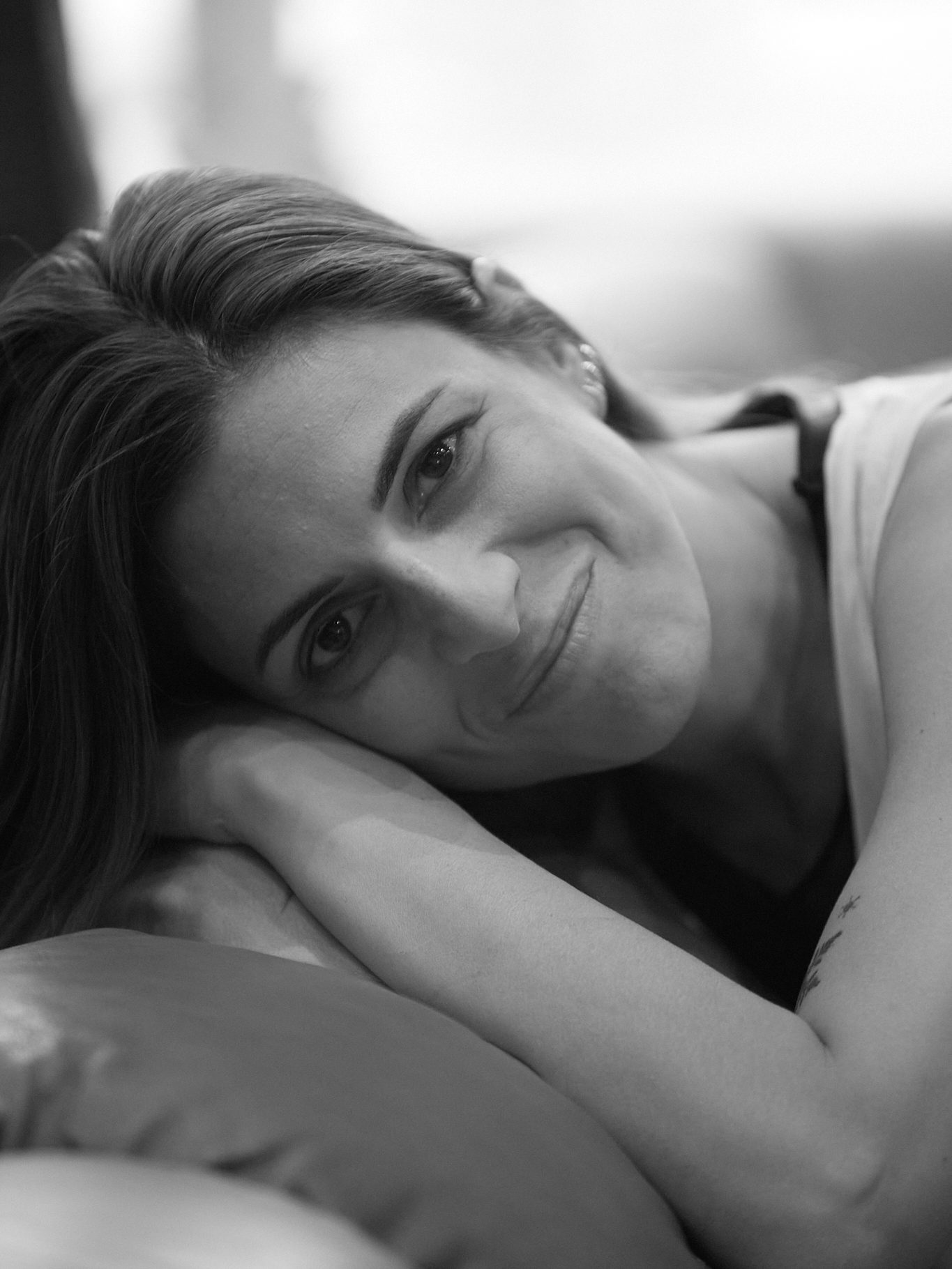 Angelika Dusk — black and white portrait